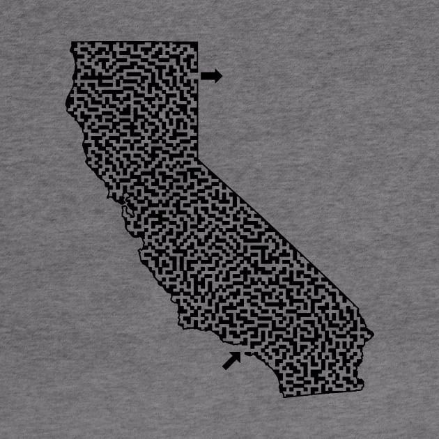 State of California Maze by gorff